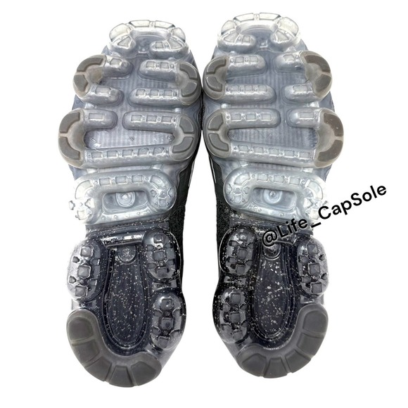 Size 8.5 Nike Vapormax Flyknit ISPA Gator Silver Black Mens AR8557-001 WORN ONCE - Picture 14 of 16